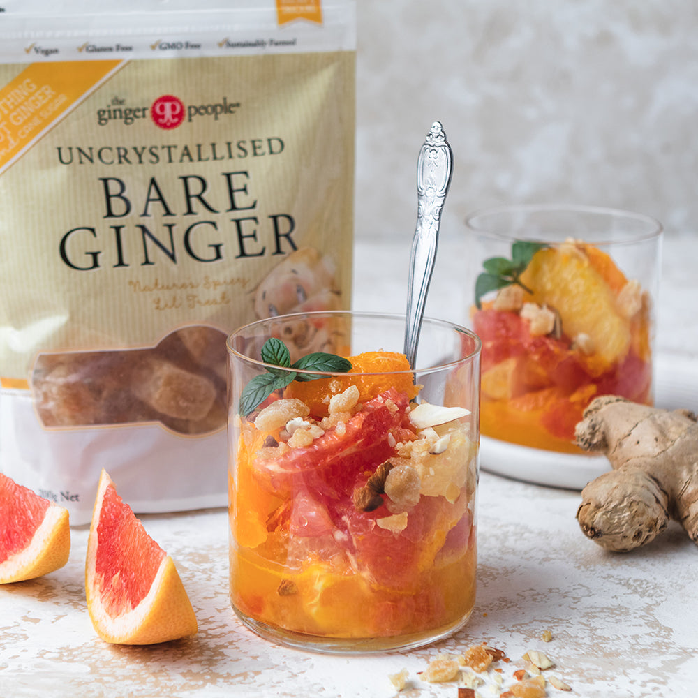 THE GINGER PEOPLE Uncrystallised Bare Ginger 200g
