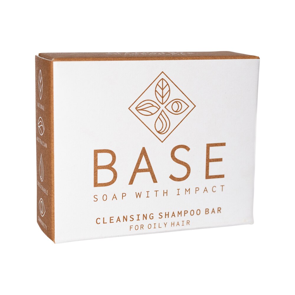 Base (Soap With Impact) Bar Cleansing Shampoo (For Oily Hair) (Boxed) 120g