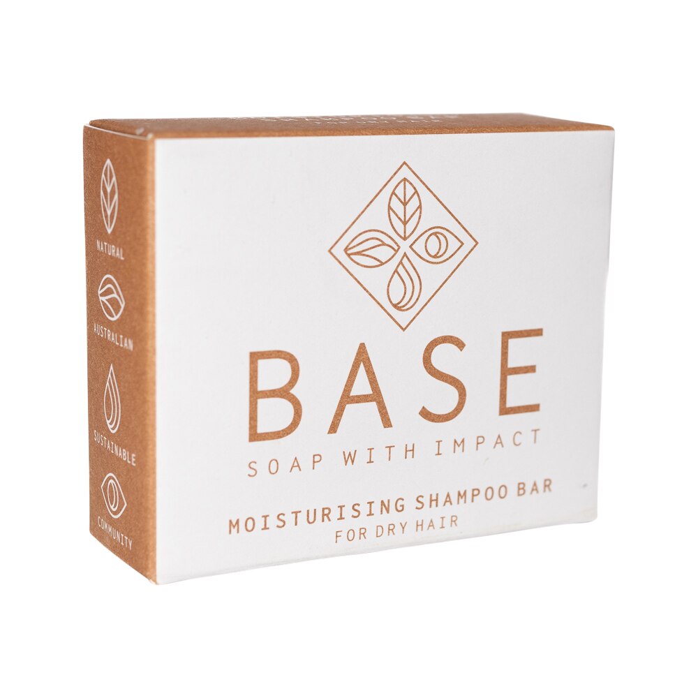 Base (Soap With Impact) Bar Moisturising Shampoo (For Dry Hair) (Boxed) 120g
