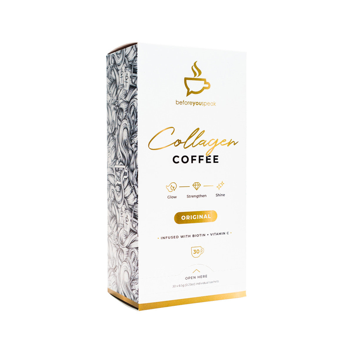 Before You Speak Collagen Coffee Original 6.5g X 30 Pack