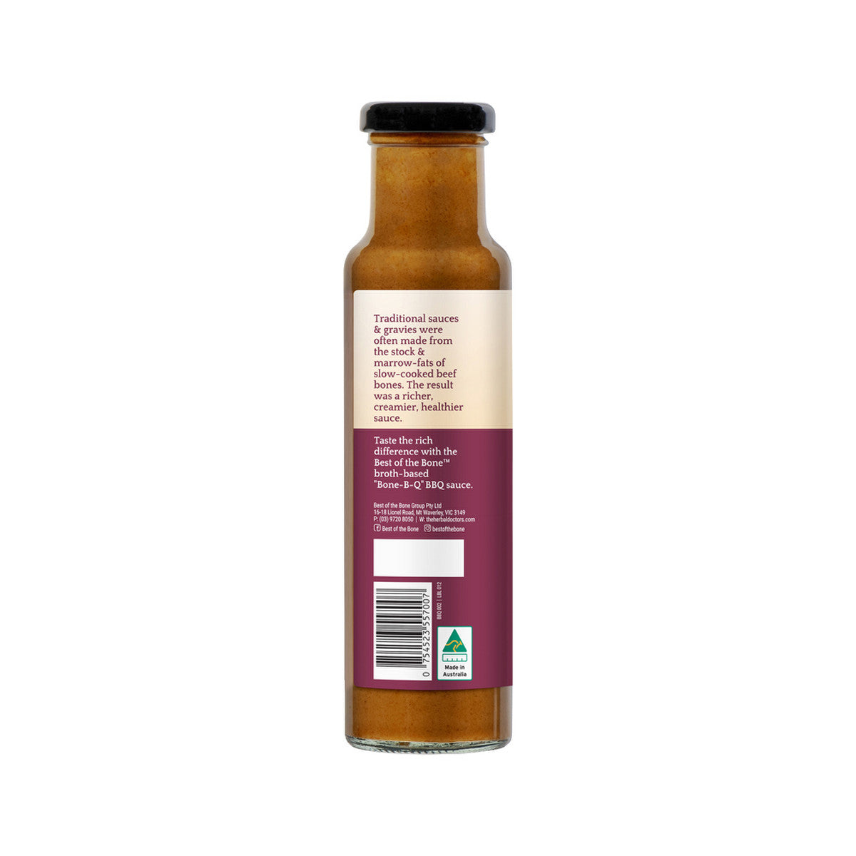 Best of the Bone "Bone-B-Q" BBQ Sauce Medium Spice 250ml