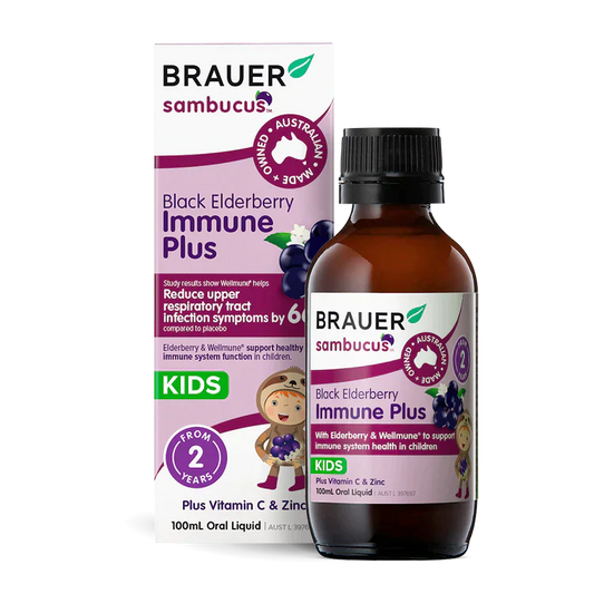 Brauer Sambucus Kids Black Elderberry Immune Plus 100ml