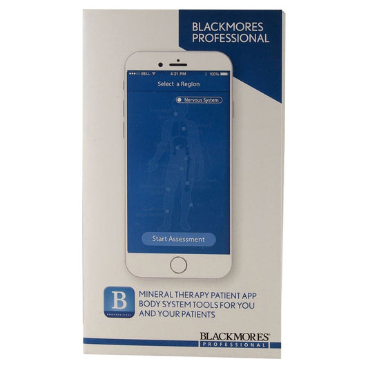 Blackmores Professional Mineral Therapy App for Patient Pad