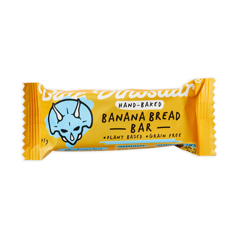 Blue Dinosaur Hand-baked Bar Banana Bread 45g 12 Pack