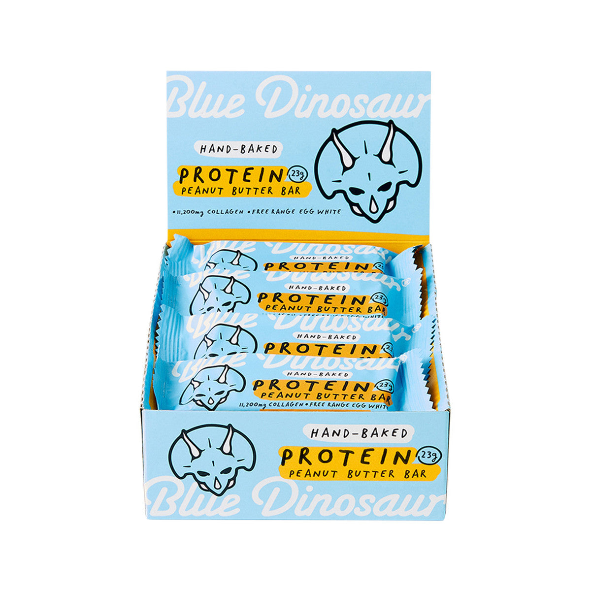 Blue Dinosaur Protein Bar Peanut Butter 60g (Pack of 12)