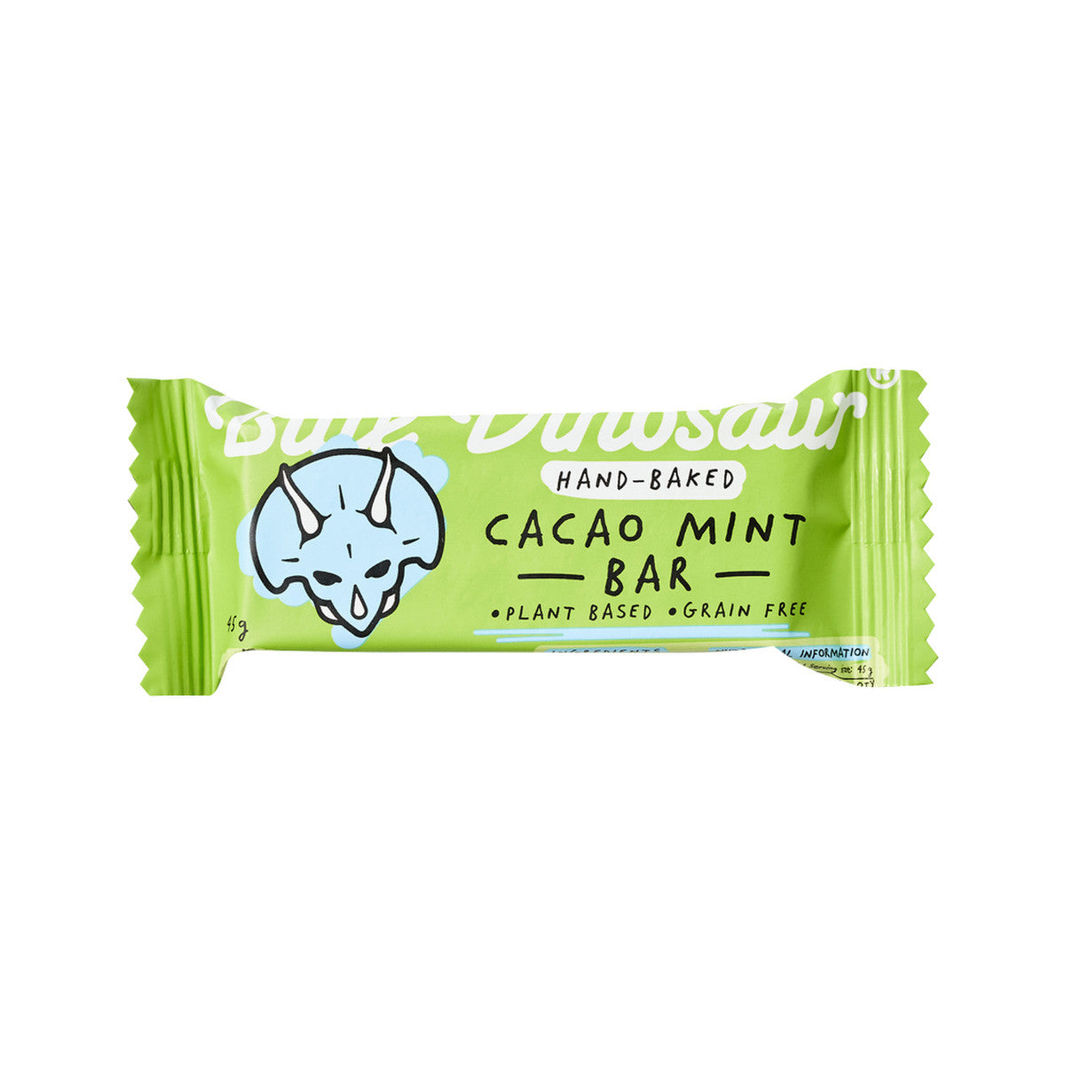 Blue Dinosaur Hand-baked Bar Cacao Mint 45g 12 Pack