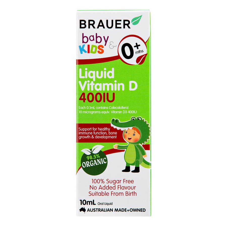 Brauer Baby & Kids Liquid Vitamin D 400iu 10ml