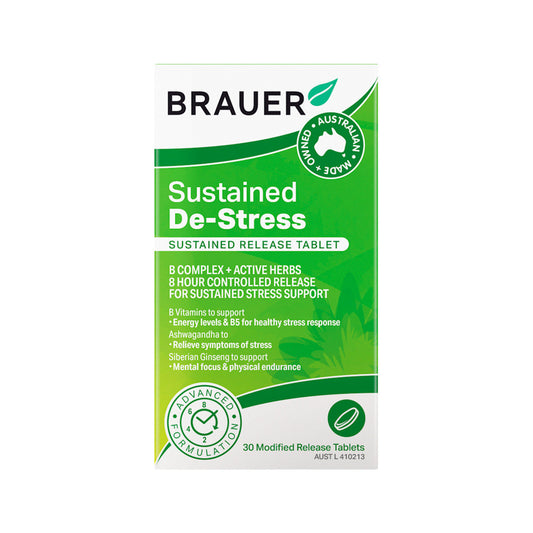 Brauer Sustained De-stress Sustained Release 30t