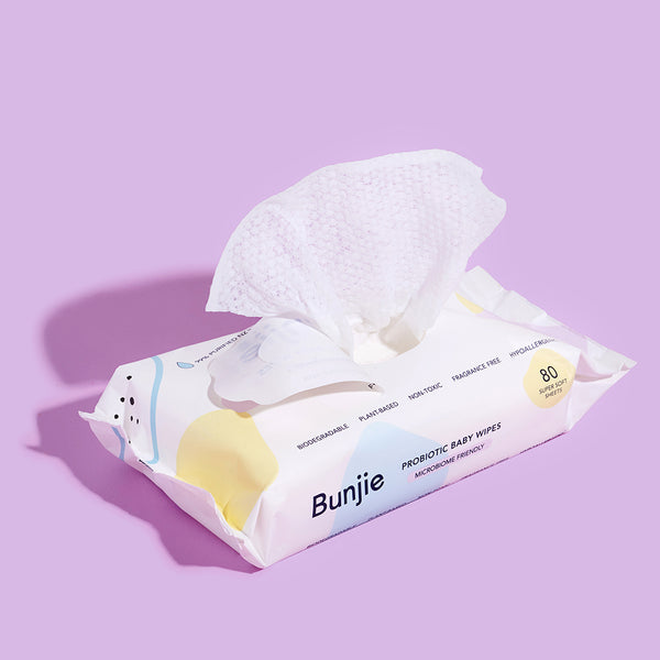 Bunjie Probiotic Baby Wipes 80s