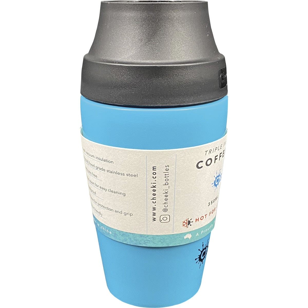 Cheeki Coffee Mug Aqua 350ml