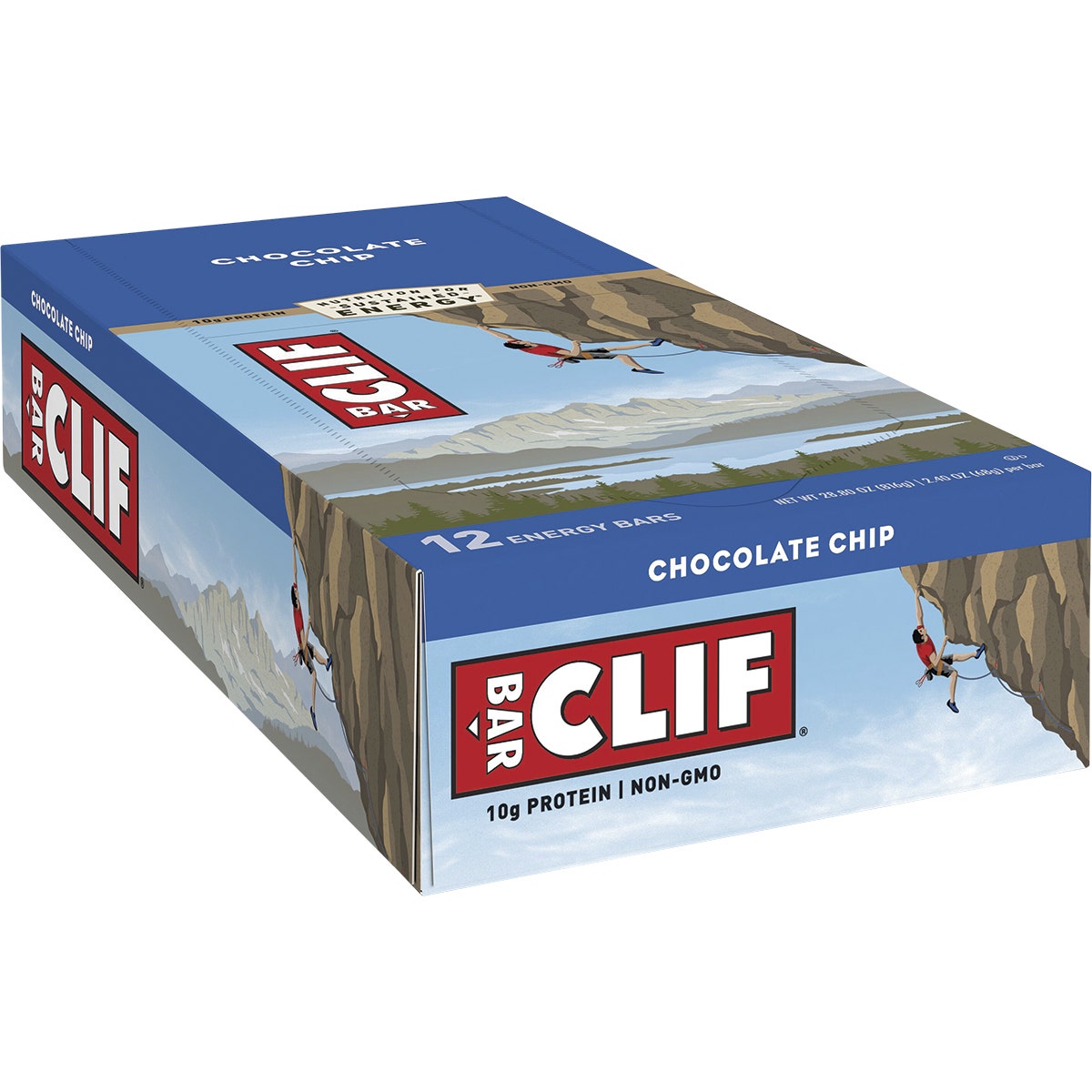 CLIF Energy Bar Chocolate Chip 68g 12PK