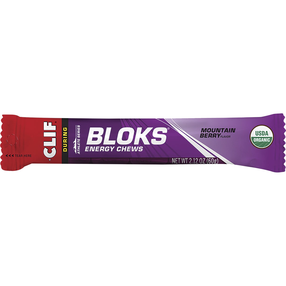 CLIF Bloks Energy Chews Mountain Berry 60g 18PK