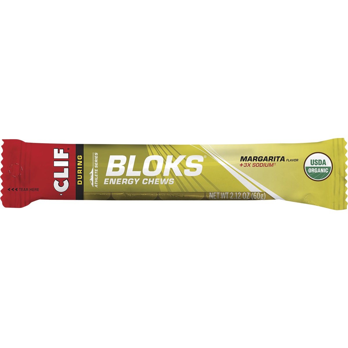 CLIF Bloks Energy Chews Margarita (150mg Sodium) 60g 18PK