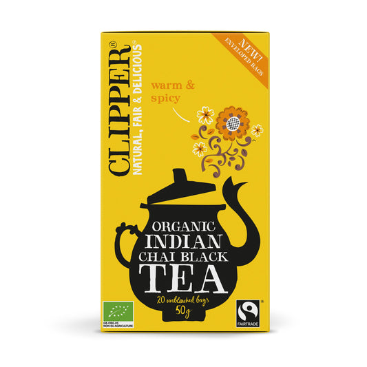Clipper Indian Chai x 20 Tea Bags (Pack of 4)
