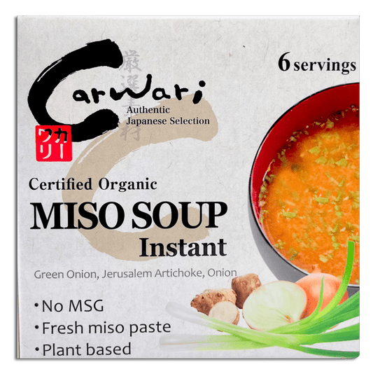 Carwari Organic Instant Miso Soup 6 Pack