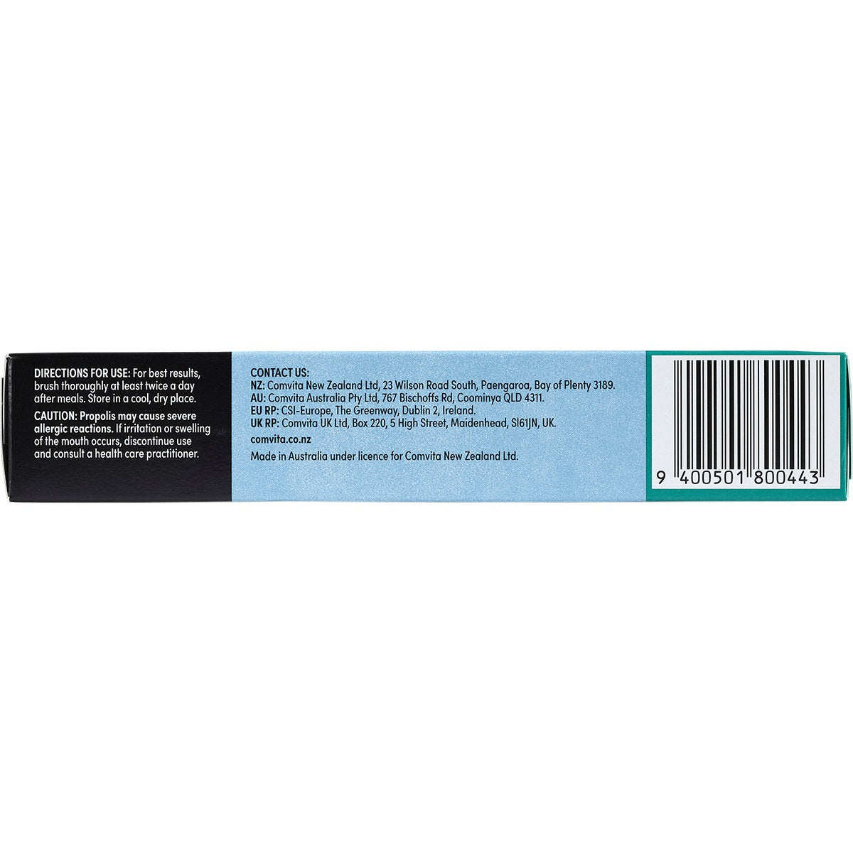 COMVITA Bee Propolis Toothpaste Cleans and Polishes Freshmint 100g