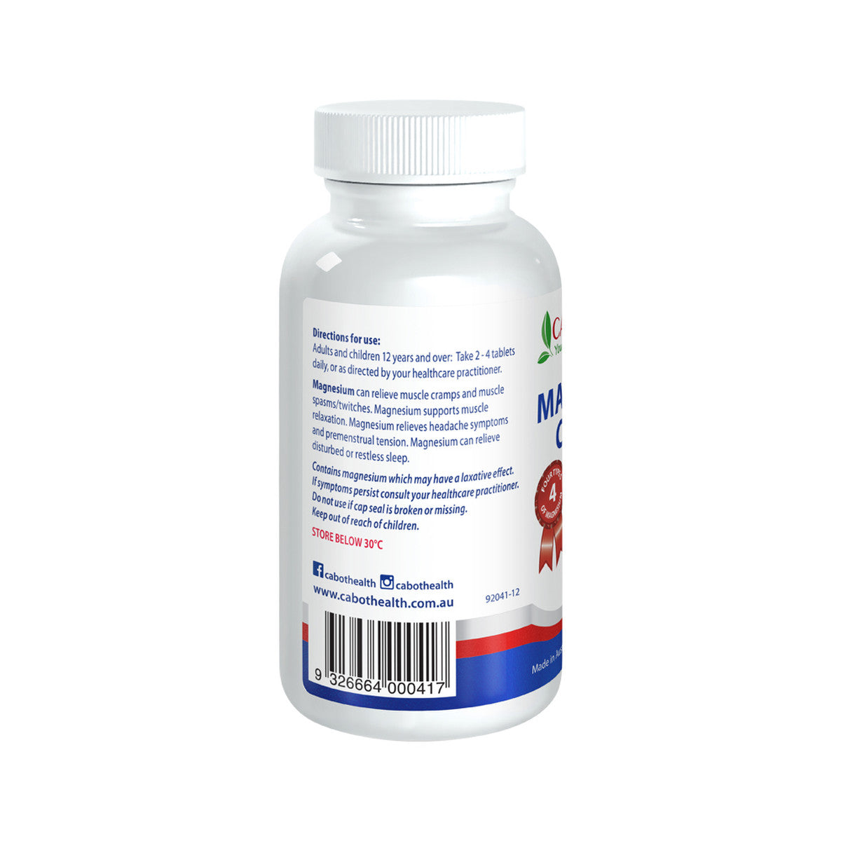 Cabot Health Magnesium Complete 200t