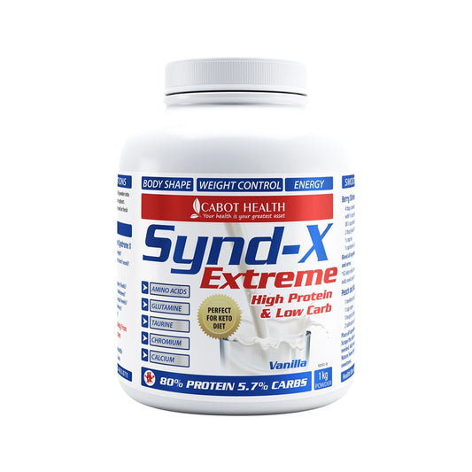 Cabot Health Synd-X Extreme (High Protein & Low Carb) Vanilla 1kg