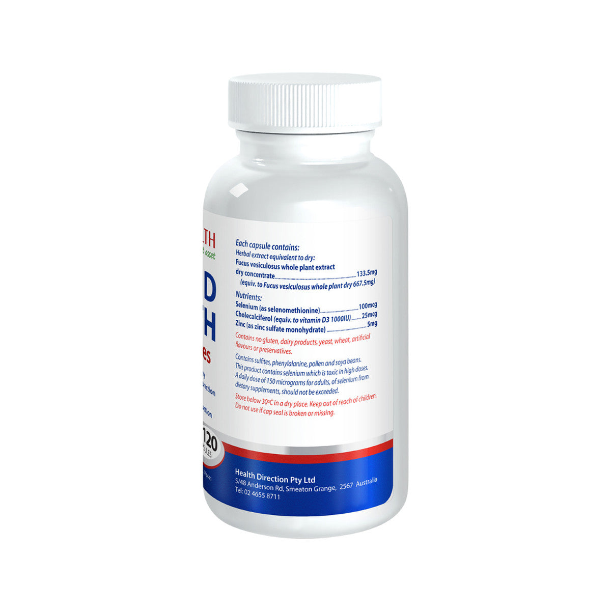 Cabot Health Thyroid Health 120c