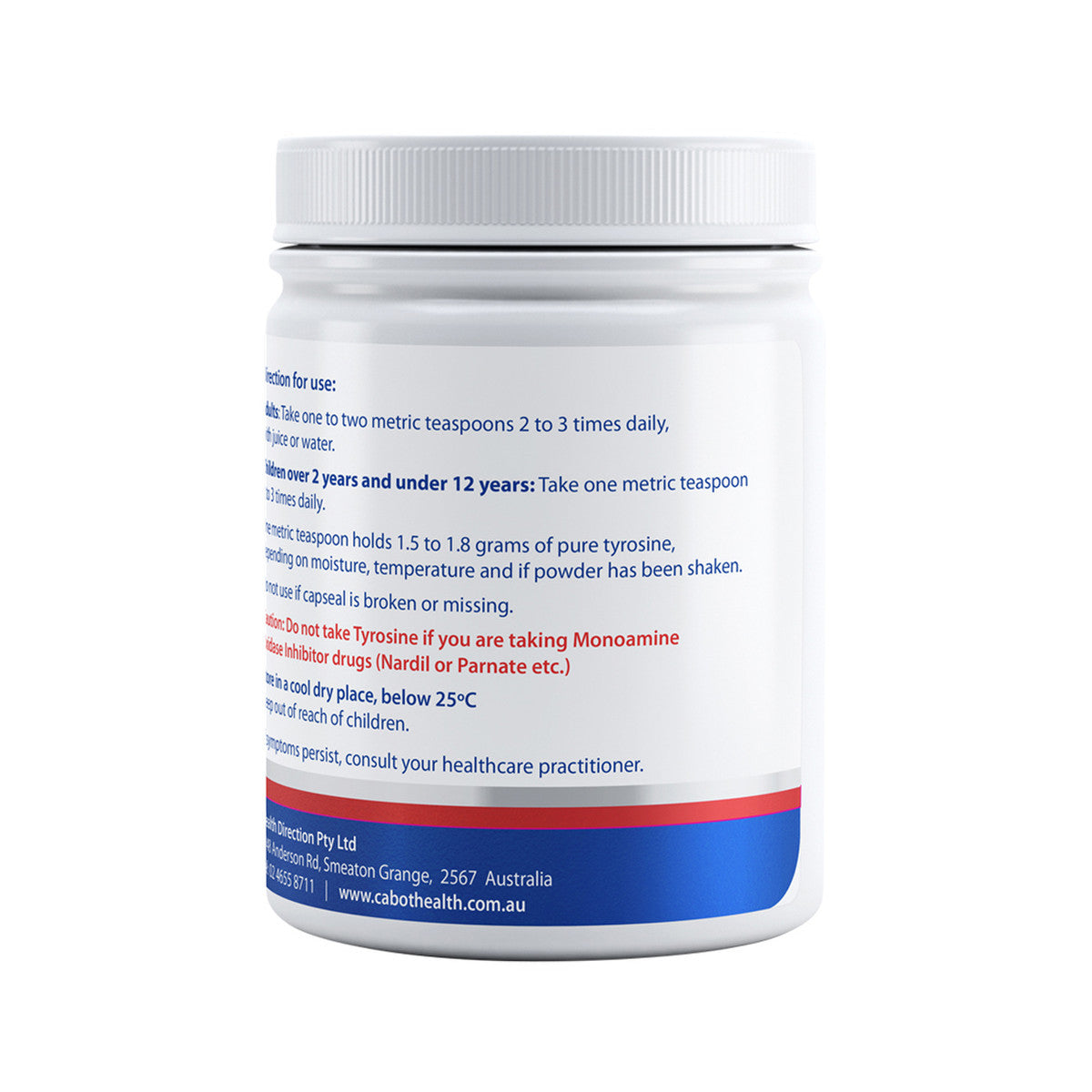 Cabot Health Tyrosine Pure 125g