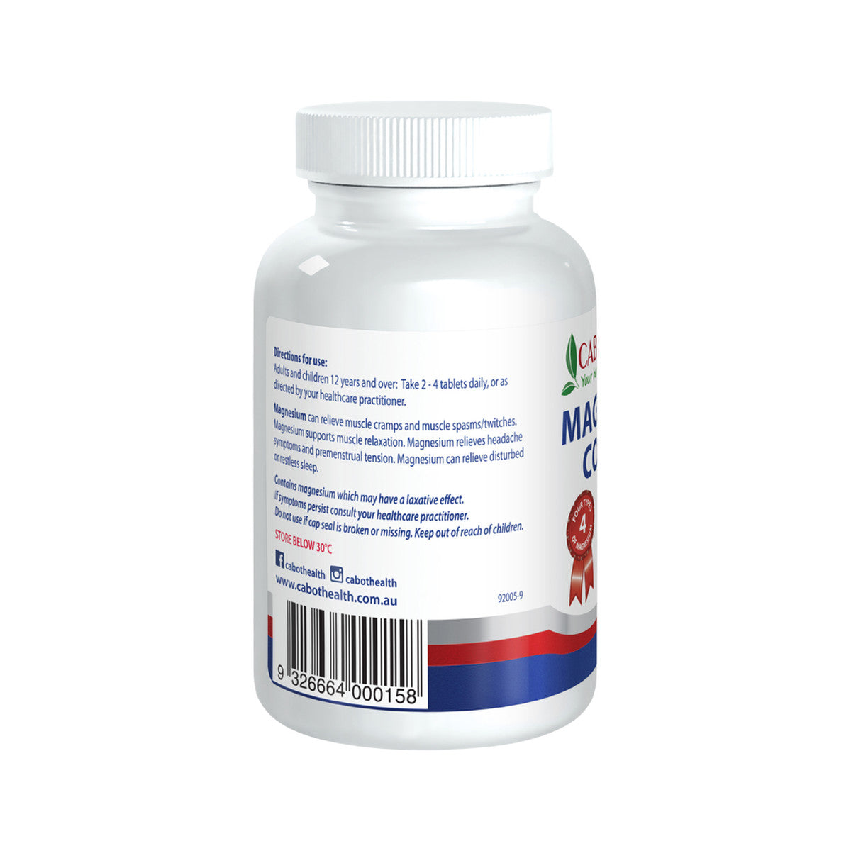 Cabot Health Magnesium Complete 100t