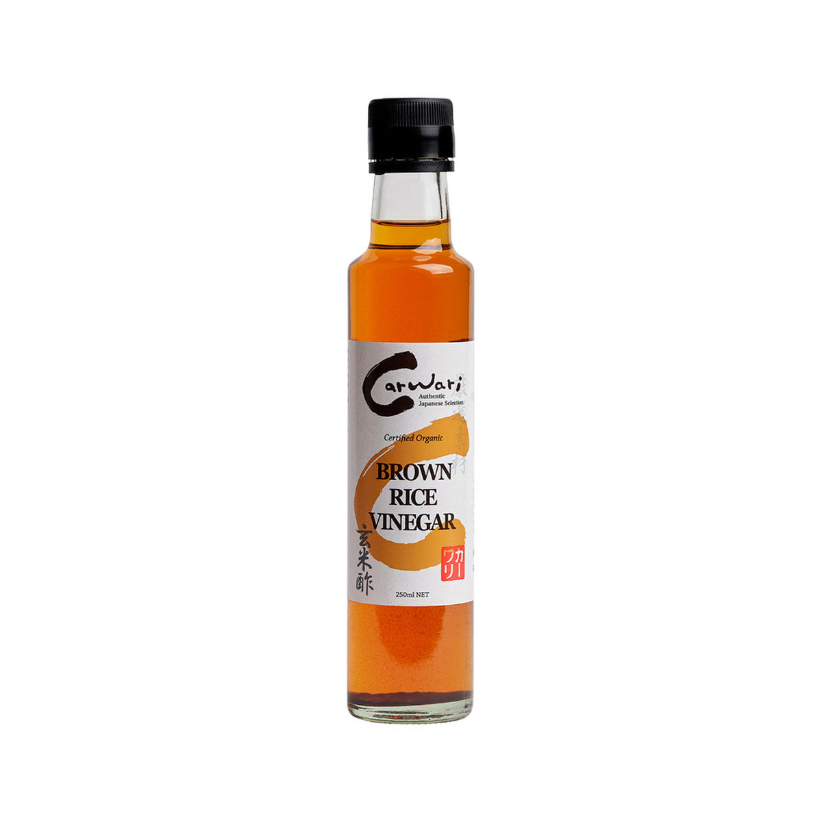Carwari Organic Brown Rice Vinegar Brown 250ml
