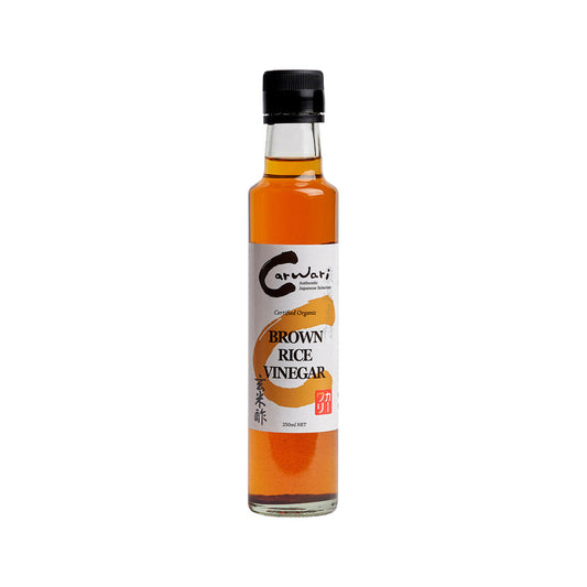 Carwari Organic Brown Rice Vinegar Brown 250ml