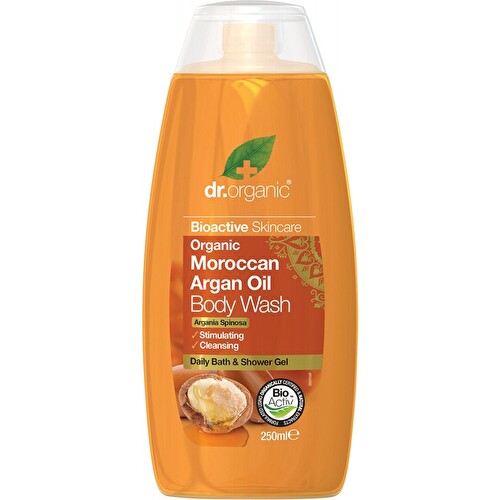 DR ORGANIC Body Wash Organic Moroccan Argan Oil 250ml