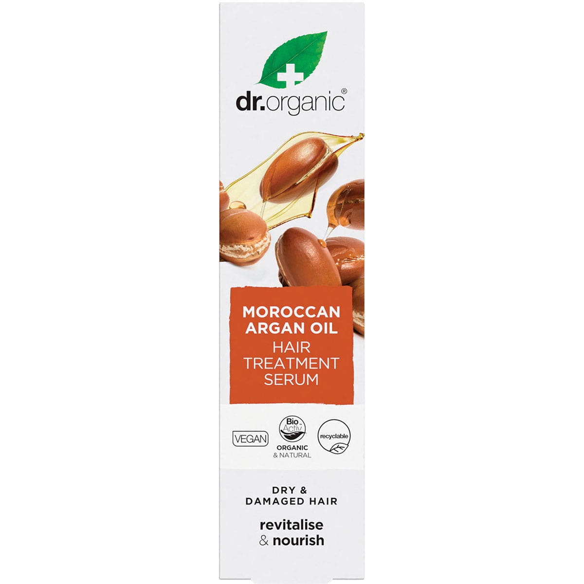 DR ORGANIC Hair Treatment Serum Organic Moroccan Argan Oil 100ml