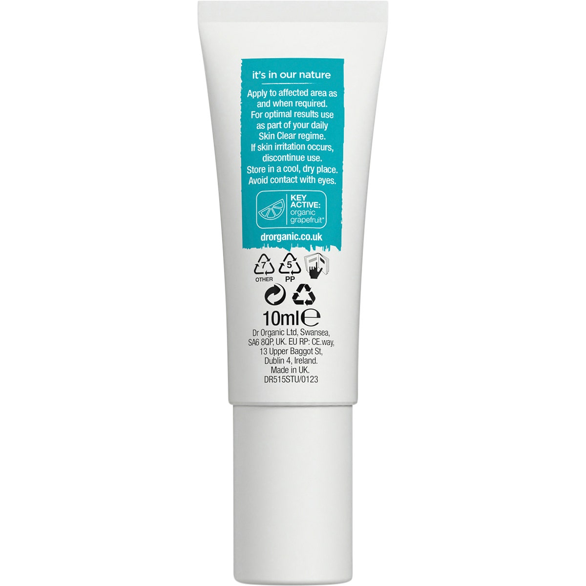 DR ORGANIC Treatment Gel Skin Clear - Organic Tea Tree 10ml