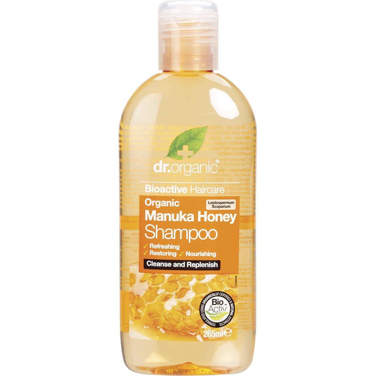 DR ORGANIC Shampoo Organic Manuka Honey 265ml