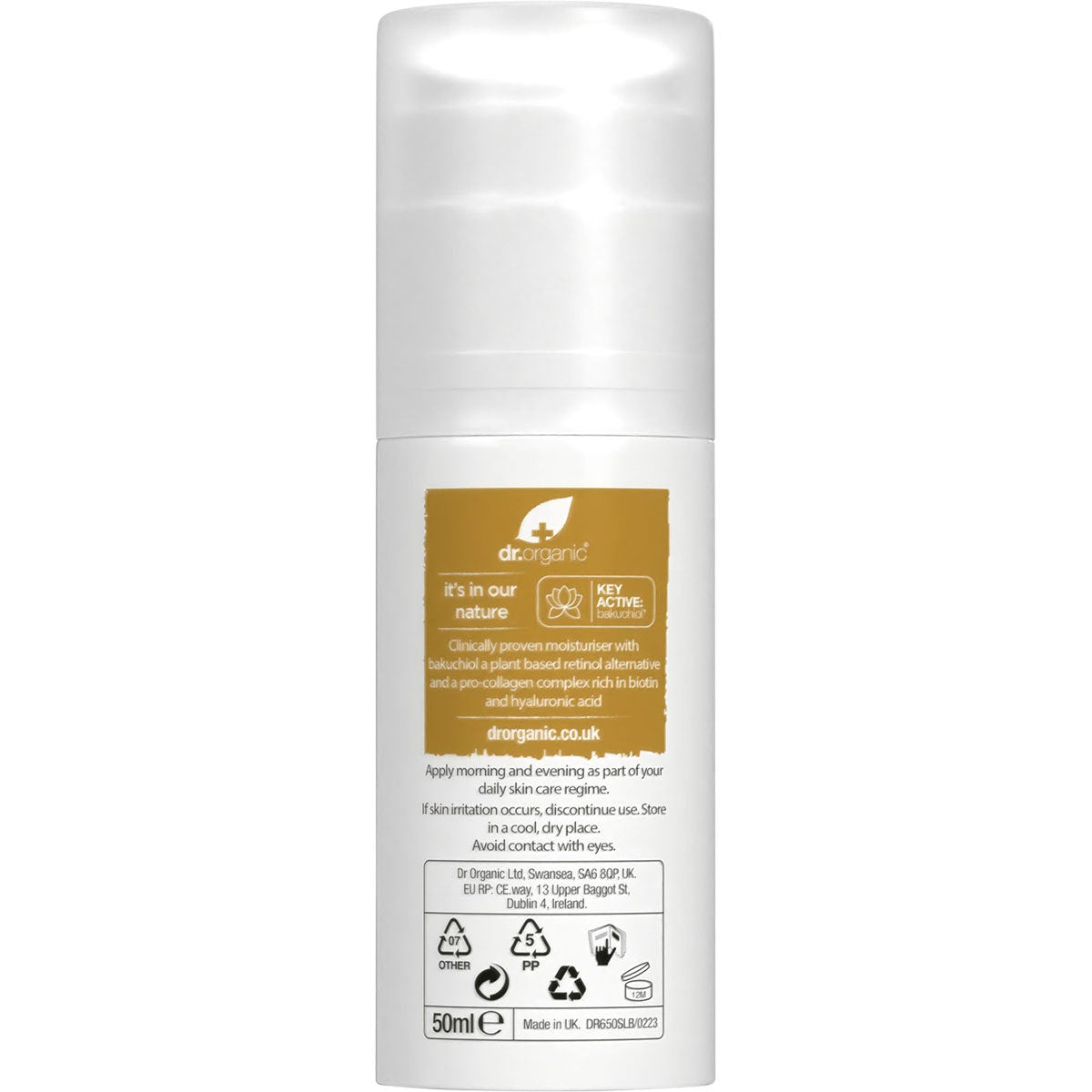 DR ORGANIC Pro Collagen Plus+ Anti-Ageing Moisturiser Bakuchiol 50ml