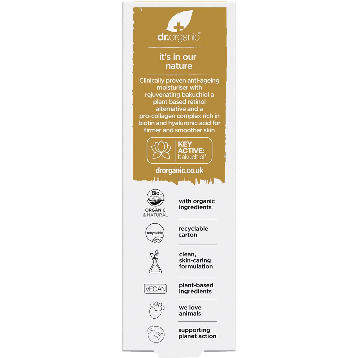 DR ORGANIC Pro Collagen Plus+ Anti-Ageing Moisturiser Bakuchiol 50ml