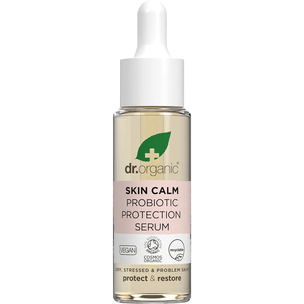 Dr Organic Skin Calm Probiotic Protection Serum 30ml