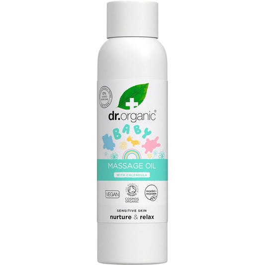 Dr Organic Baby Massage Oil With Calendula 150ml