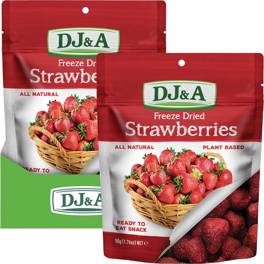 DJ&A Freeze Dried Strawberries 7x50g