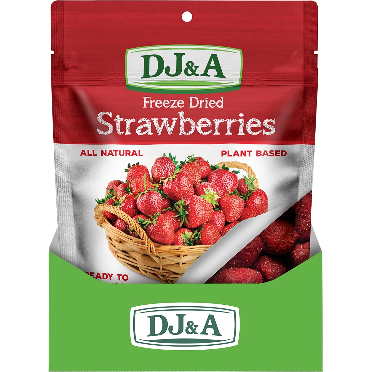 DJ&A Freeze Dried Strawberries 7x50g