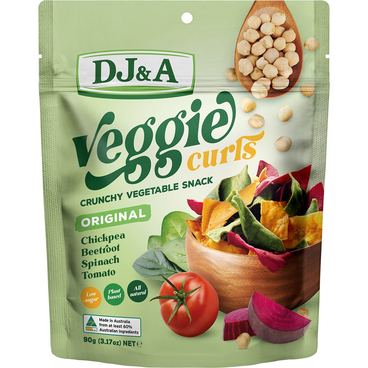 DJ&A Veggie Curls Original 9x90g