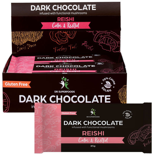 Dr Superfoods Dark Chocolate Bar Calm & Restful 12x85g
