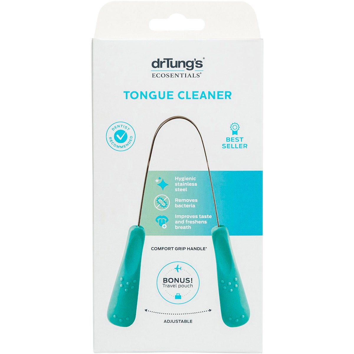 DR TUNG'S Tongue Cleaner Stainless Steel (Colour May Vary) 1