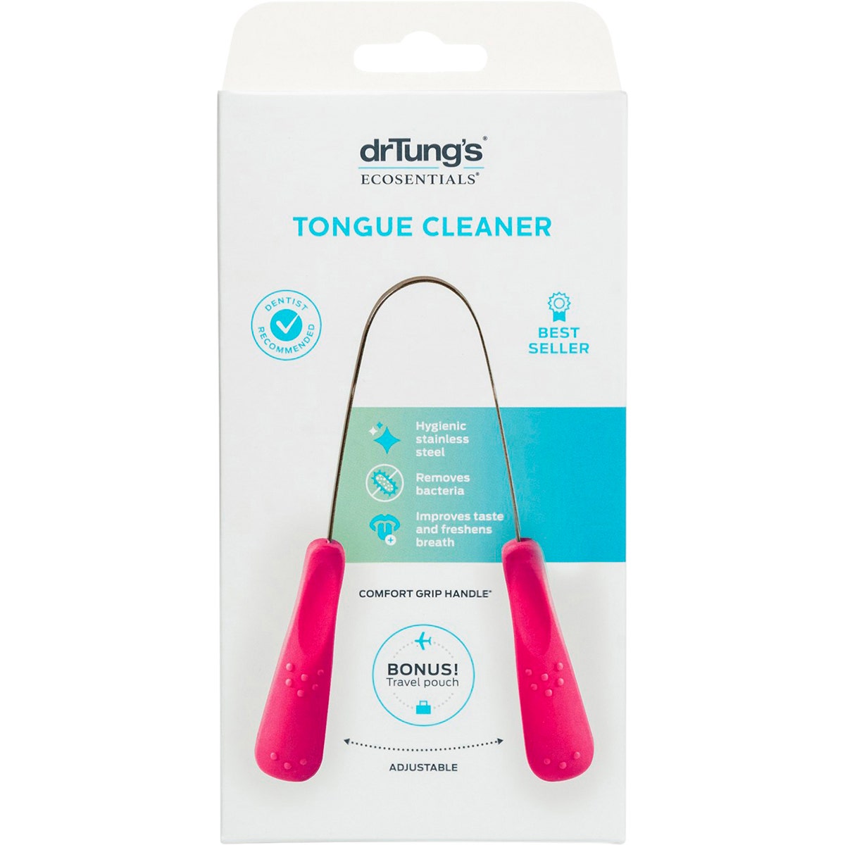 DR TUNG'S Tongue Cleaner Stainless Steel (Colour May Vary) 1