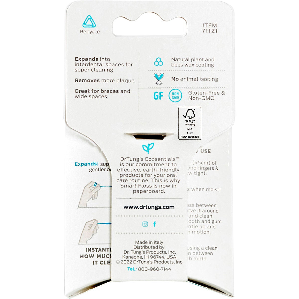 DR TUNG'S Smart Dental Floss (Colour May Vary) 27m