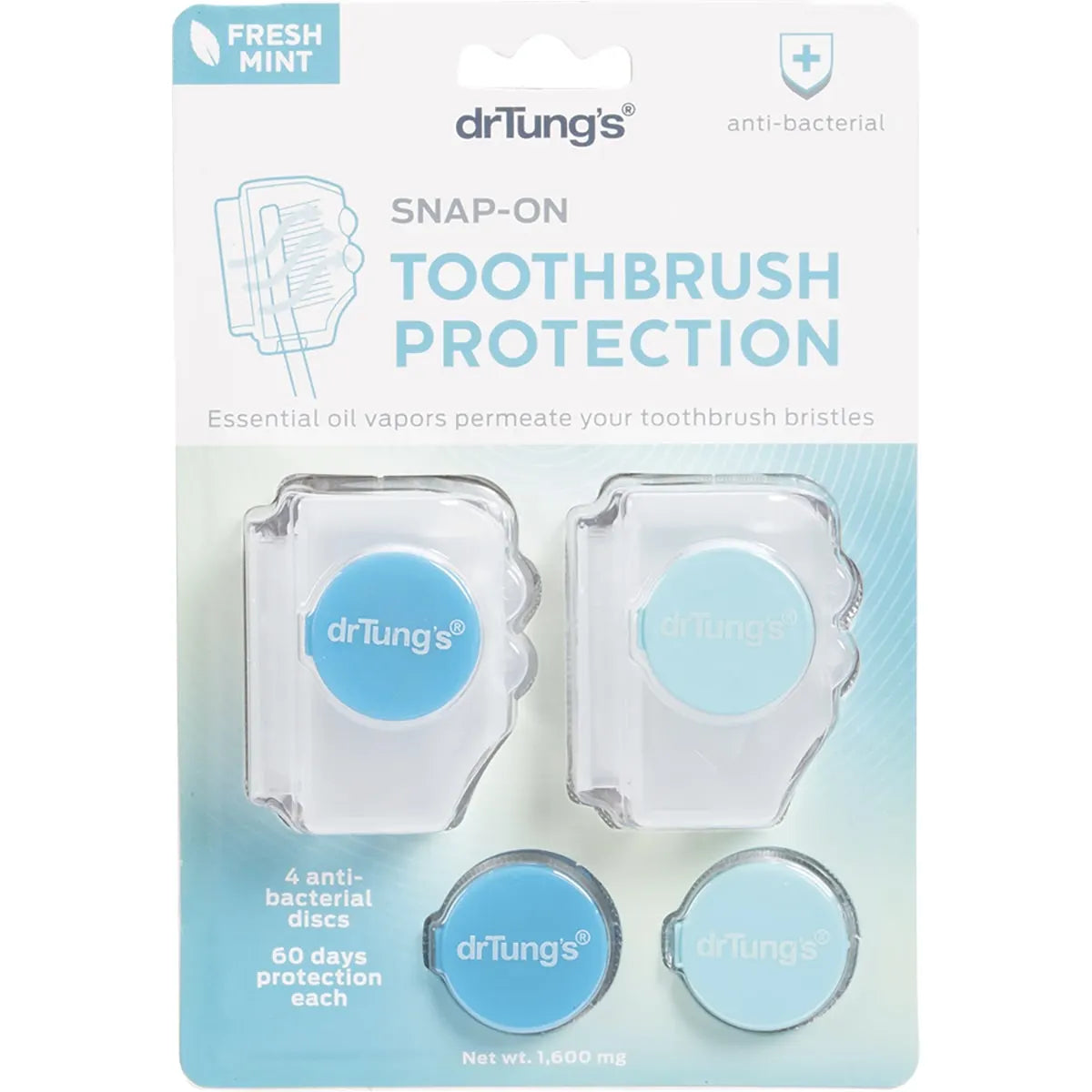 DR TUNG'S Toothbrush Protection Includes 2 Refills 2