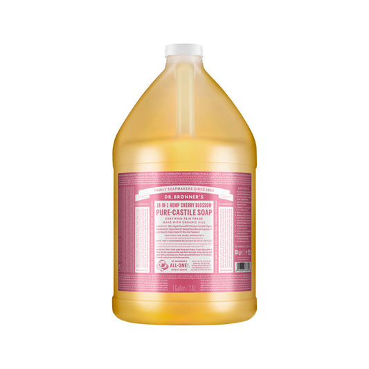 Dr. Bronner's Pure-Castile Soap Liquid (Hemp 18-in-1) Cherry Blossom 3.78L