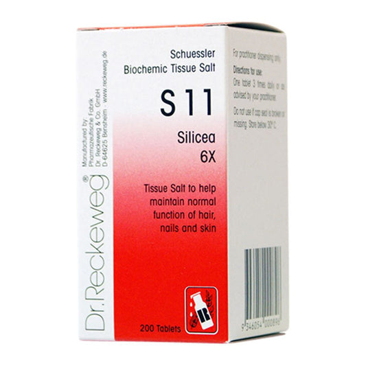 Dr. Reckeweg Schuessler BioChemic Tissue Salt S11 (Silicea 6X) 200t