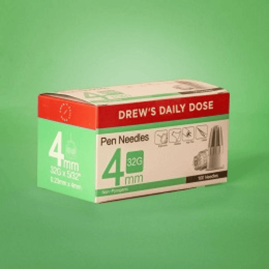 Drew's Daily Dose Pen Needle 33g 4mm 100 Pack