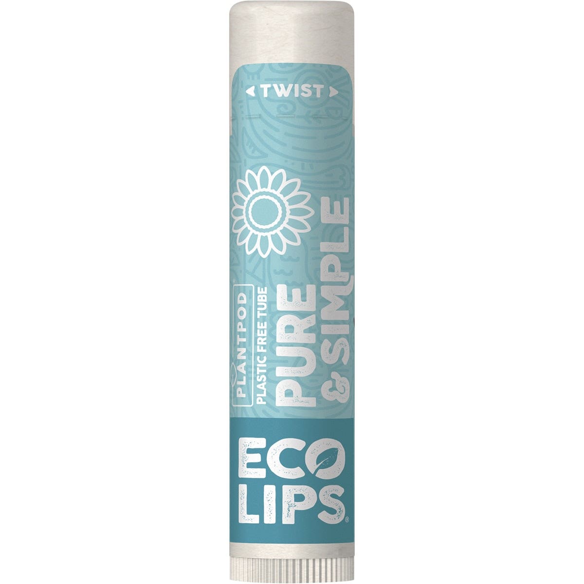 ECO LIPS Lip Balm Pure & Simple - Coconut 4.25g 24PK