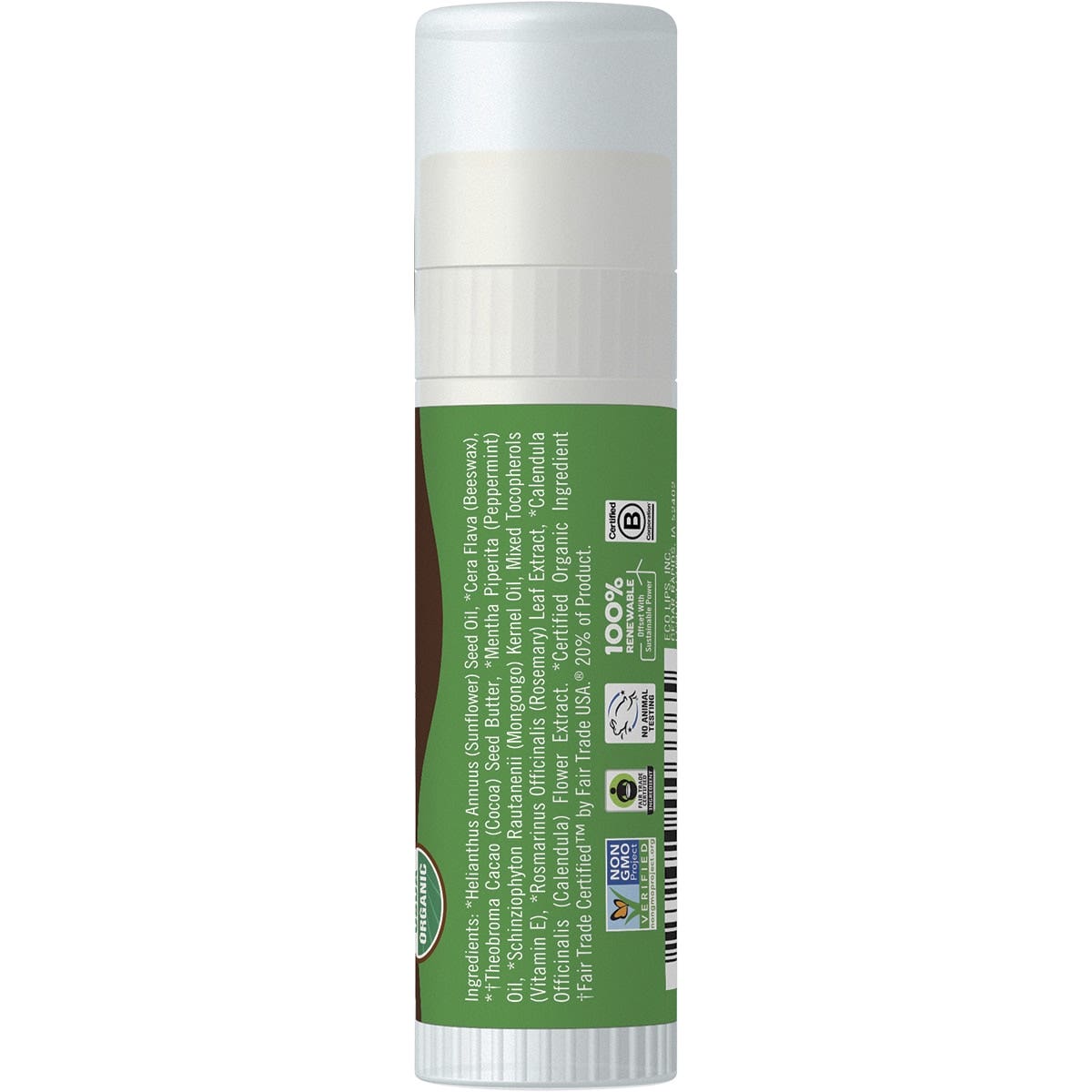 ECO LIPS Lip Balm  Mongo Kiss - Peppermint - 15x7g