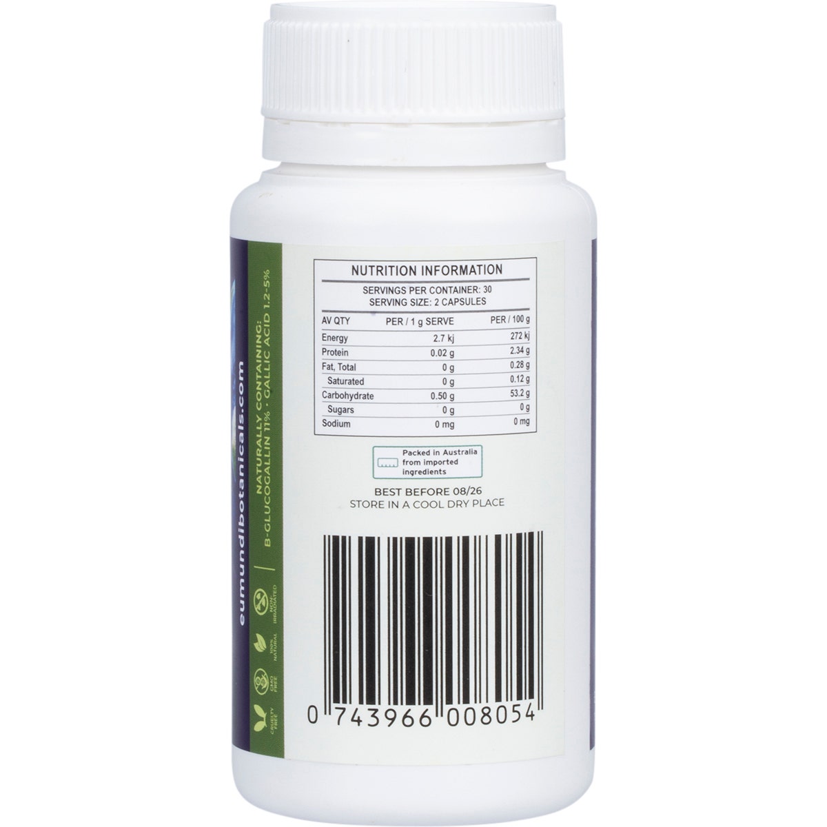 Eumundi Botanicals Beyond C Amla Capsules 60 Caps