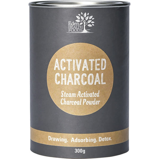 EDEN HEALTHFOODS Activated Charcoal Steam Activated Charcoal Powder 300g